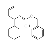 benzyl N-(1-cyclohexylbut-3-enyl)carbamate结构式