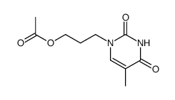 1-(3-acetoxypropyl)thymine结构式