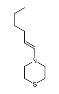 4-hex-1-enylthiomorpholine结构式