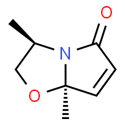 Pyrrolo[2,1-b]oxazol-5(7aH)-one, 2,3-dihydro-3,7a-dimethyl-, (3R,7aR)- (9CI) structure