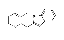 6-(1-benzothiophen-2-ylmethyl)-1,4,5-trimethyl-3,6-dihydro-2H-pyridine结构式