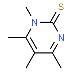 2(1H)-Pyrimidinethione,1,4,5,6-tetramethyl-(9CI) structure