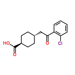 trans-4-[2-(2-Chlorophenyl)-2-oxoethyl]cyclohexanecarboxylic acid picture