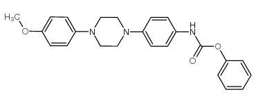 4-([4-(4-甲氧基-苯基)-哌嗪-1-基]-苯基)-氨基甲酸苯酯图片