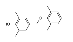 2,6-Dimethyl-4-[(2,4,6-trimethylphenoxy)methyl]phenol结构式