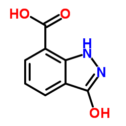 1H-Indazole-7-carboxylic acid, 2,3-dihydro-3-oxo- structure