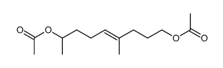 diacetate of 4-methyl-4E-nonene-1,8-diol Structure