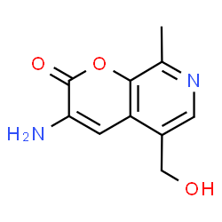 2H-Pyrano[2,3-c]pyridin-2-one,3-amino-5-(hydroxymethyl)-8-methyl-(8CI) picture