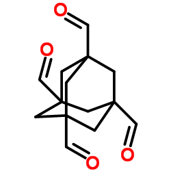 Adamantane-1, 3, 5, 7-tetracarbaldehyde structure