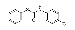 S-phenyl N-(4-chlorophenyl)carbamothioate Structure