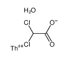 dichloro-acetic acid, thorium (IV)-compound结构式