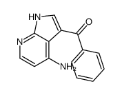 (4-amino-1H-pyrrolo[2,3-b]pyridin-3-yl)-phenylmethanone Structure