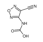 (cyano-furazan-3-yl)-carbamic acid Structure