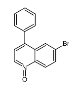 6-bromo-4-phenylquinoline 1-oxide Structure