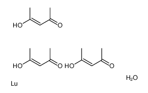 LUTETIUM(III) ACETYLACETONATE HYDRATE Structure