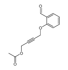 4-(2-formylphenoxy)but-2-ynyl acetate Structure