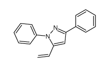 5-ethenyl-1,3-diphenylpyrazole结构式