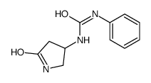 1-(5-oxopyrrolidin-3-yl)-3-phenylurea Structure