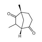 endo-5,7-dimethylbicyclo<3.2.1>octane-2,6-dione Structure