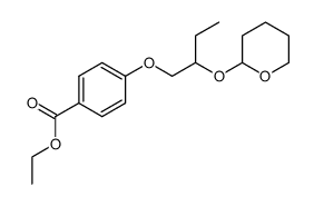 ethyl p-[(2RS)-2-[(2'RS)-tetrahydropyranyloxy]butoxy]benzoate结构式