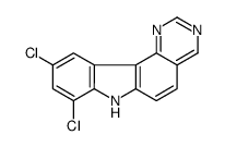 8,10-dichloro-7H-pyrimido[5,4-c]carbazole Structure