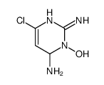 6-AMINO-4-CHLORO-1,2-DIHYDRO-1-HYDROXY-2-IMINOPYRIMIDINE structure