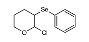 2-chloro-3-phenylselanyloxane结构式