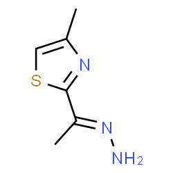 Ethanone,1-(4-methyl-2-thiazolyl)-,hydrazone结构式