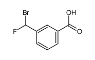 3-[bromo(fluoro)methyl]benzoic acid Structure