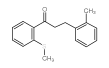 3-(2-METHYLPHENYL)-2'-THIOMETHYLPROPIOPHENONE结构式