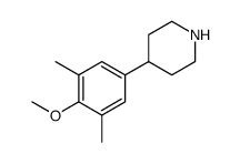 Piperidine, 4-(4-methoxy-3,5-dimethylphenyl) Structure