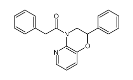 2-phenyl-1-(2-phenyl-2,3-dihydropyrido[3,2-b][1,4]oxazin-4-yl)ethanone Structure