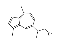 7-(1-bromopropan-2-yl)-1,4-dimethylazulene Structure