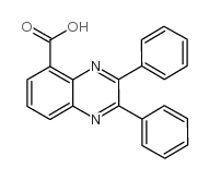 2,3-DIPHENYL-QUINOXALINE-5-CARBOXYLIC ACID结构式