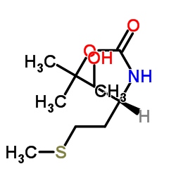 Boc-D-Met-ol Structure