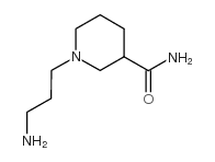 1-(3-aminopropyl)piperidine-3-carboxamide structure