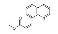 methyl 3-quinolin-8-ylprop-2-enoate Structure