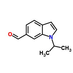 1-Isopropyl-1H-indole-6-carbaldehyde结构式