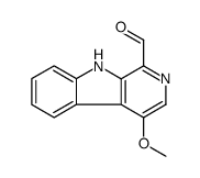 4-甲氧基-9h-吡啶并[3,4-b]吲哚-1-羧醛结构式