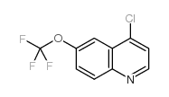 4-chloro-6-(trifluoromethoxy)quinoline结构式