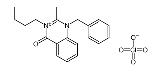 1-benzyl-3-butyl-2-methylquinazolin-3-ium-4-one,perchlorate结构式