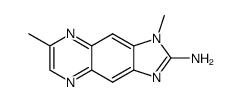 2-amino-1,7-dimethylimidazo[4,5-g]quinoxaline结构式