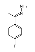 (E)-1-(4-fluorophenyl)ethylidenehydrazine结构式