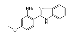 2-(4-methoxy-2-aminophenyl)-1H-benzimidazole结构式