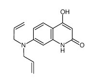 7-(diallylamino)-4-hydroxyquinolin-2(1H)-one Structure