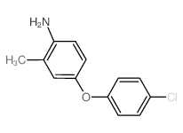 4-(4-Chlorophenoxy)-2-methylaniline structure