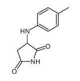 3-(4-methyl-anilino)-pyrrolidine-2,5-dione结构式