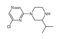 6'-chloro-3-isopropyl-3,4,5,6-tetrahydro-2H-[1,2']bipyrazinyl结构式