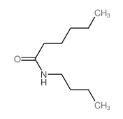 Hexanamide, N-butyl- structure