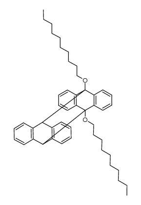 5,12-bis(decyloxy)-5,6,11,12-tetrahydro-5,12:6,11-bis([1,2]benzeno)dibenzo[a,e][8]annulene Structure